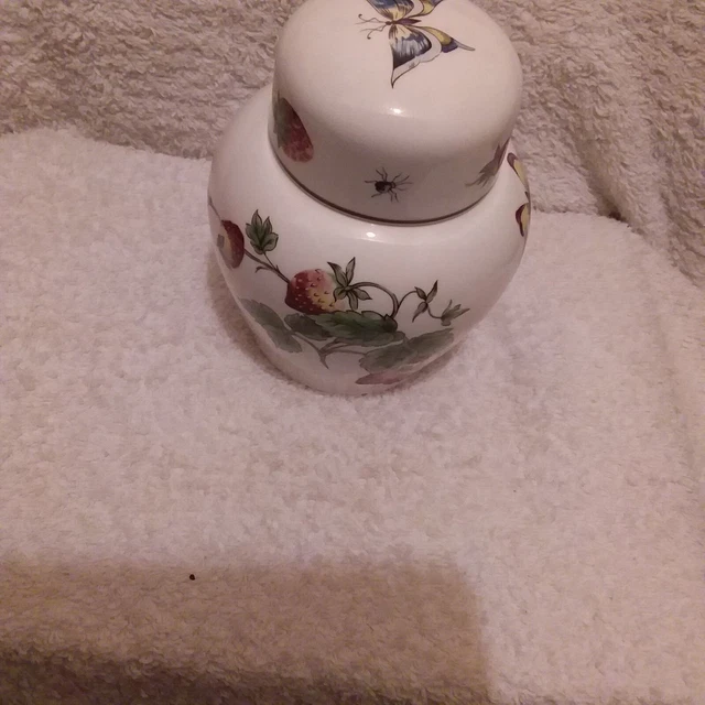 Vintage Coalport Ginger Jar Strawberry Bone China
