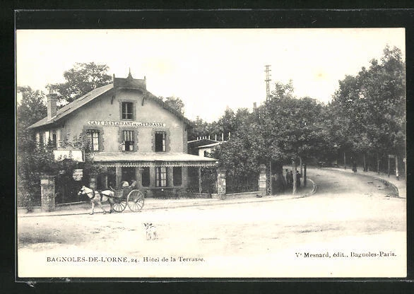 CPA Bagnoles de l'Orne, Hotel de la Terrasse