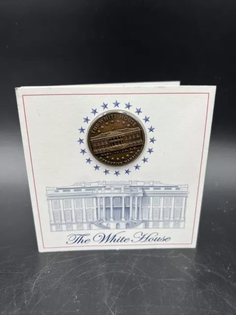 THE WHITE HOUSE 200th ANNIVERSARY BRASS COIN MEDAL - 2001 Executive Mansion