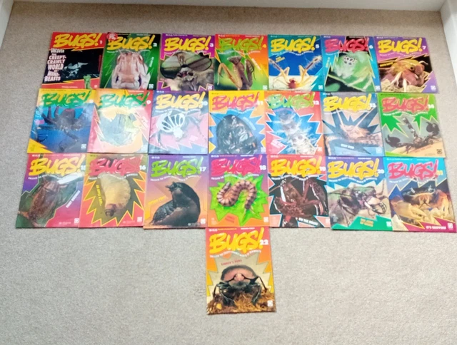 BUGS! VINTAGE MAGAZINE Collection Issues 1-22 Orbis Publishing 0.00 ...