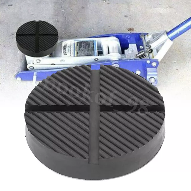 Car Slotted Rubber Jack Pad Hydraulic Ramp Jacking Pads Trolley Jack Adapter UK