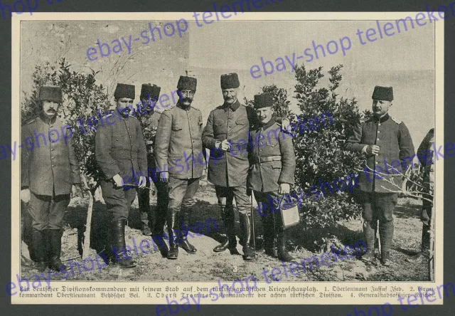 Oberst Bruno Trommer 8. Div Militärmission Osmanen Rüschdi Gallipoli Türkei 1915
