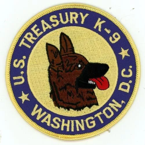 U S Treasury Washington Dc K-9 Nice Shoulder Patch Police Sheriff