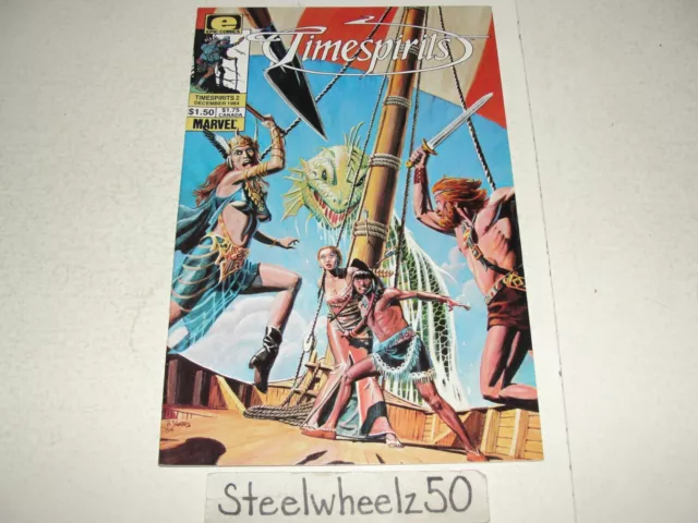 Timespirits #2 Comic Marvel Epic 1984 Time Travel Adventure Tom Yeates Perry HTF