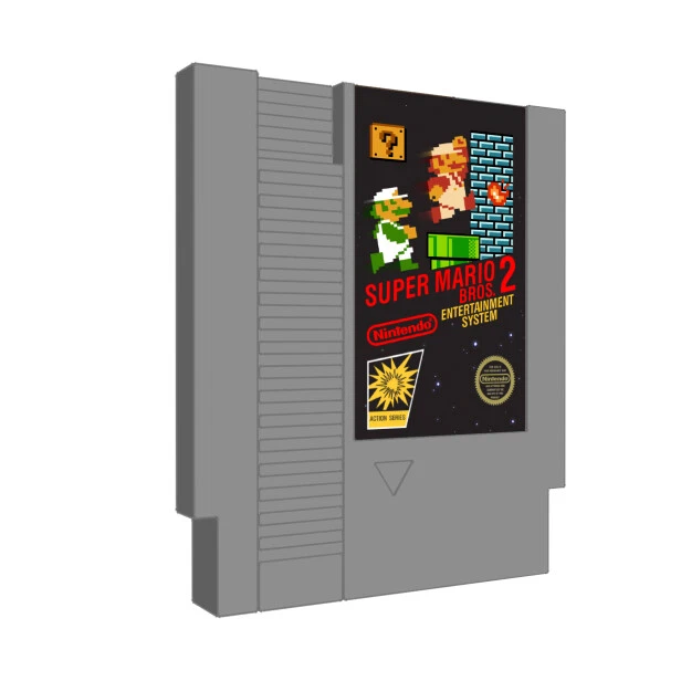 SUPER MARIO BROS 2J The Lost Levels Nintendo NES Famicom Game Cartridge ...