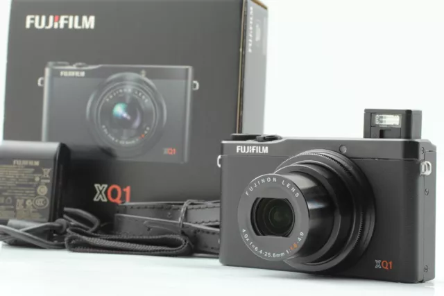 MINT IN BOX Fujifilm XQ1 Black 12.0MP Compact Digital Camera From JAPAN
