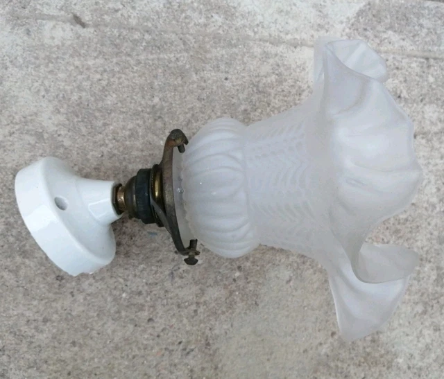 Lampe col de cygne en laiton circa 1900