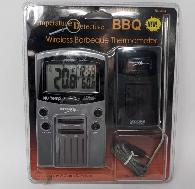 NU Temp NU-700 Temperature Detective Wireless BBQ Thermometer