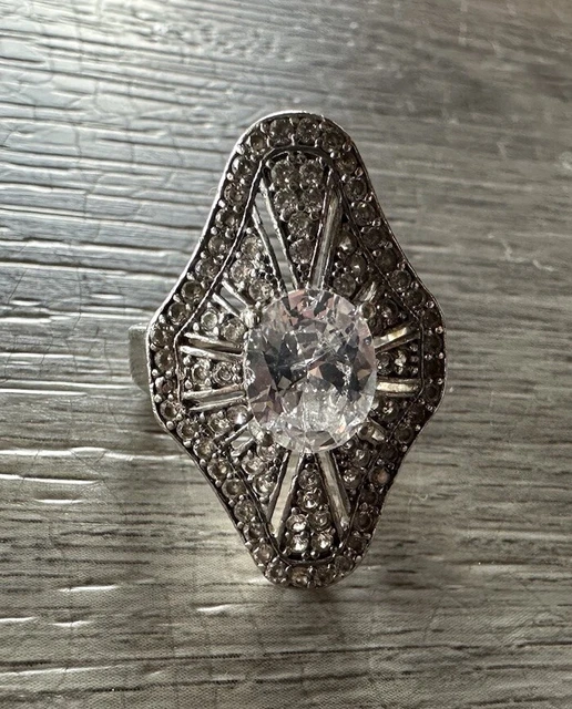 Bague En Argent Massif Mode - Taille 54 - Design Simple Et élégant - Occasion