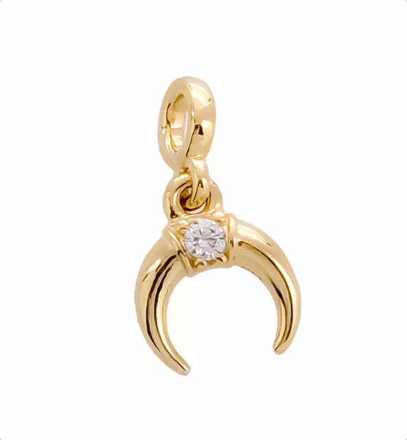 New 100% Original PANDORA ME Brand 762692C01 Gold Crescent Moon Mini Charm