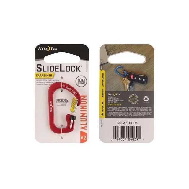 Mousqueton Slidelock Aluminium Carabiner Nite Ize