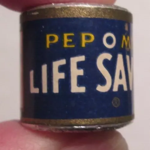 Vintage 1950's Life Savers Pep-O-Mint TWA Sealed Sample