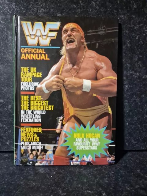 WWF Official Annual 1991 Hardback Book Unclipped Hulk Hogan Ultimate Warrior