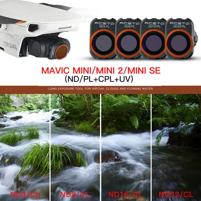 Camera Lens Filter UV CPL ND4/8/16/32-PL Set For DJI MINI 2 Mavic MINI SE Drone