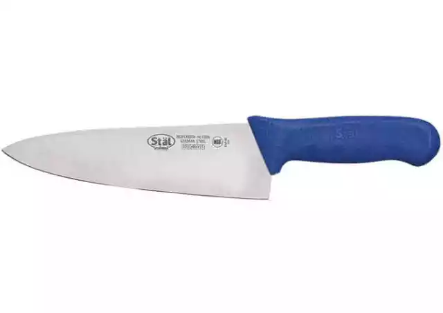 Winco KWP-80U, 8-Inch Stal High Carbon Steel Chefs Knife, Polypropylene Handle,