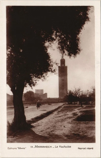 CPA AK MAROC MARRAKECH La Koutoubia Flandrin (37977)