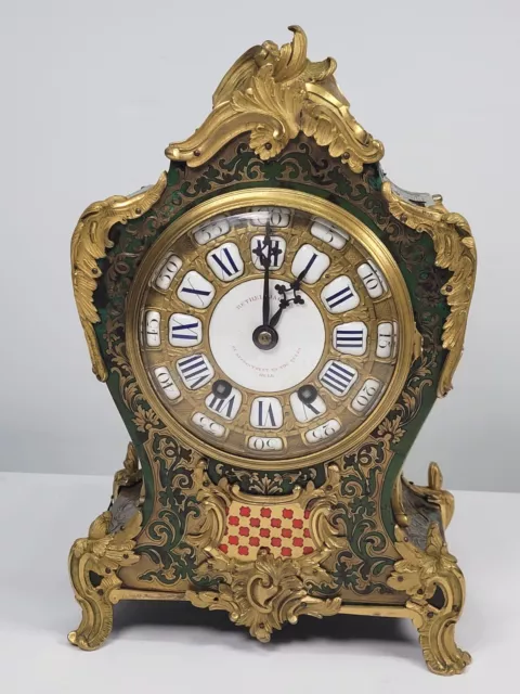 French Boulle Ormolu Mount Bracket Clock Bethal Jacobs Apt To The Queen Hull