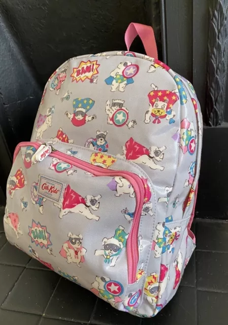 Cath Kidston Girls Dog Print Backpack Rucksack Bag BNWT New