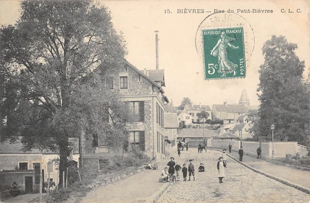 Cpa 91 Paris Rue Du Petit Bievres