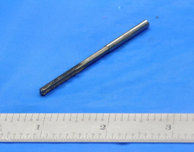 #30 O.d. Solid Carbide Chucking Reamer 9/64 Shank 4 Flute .1285