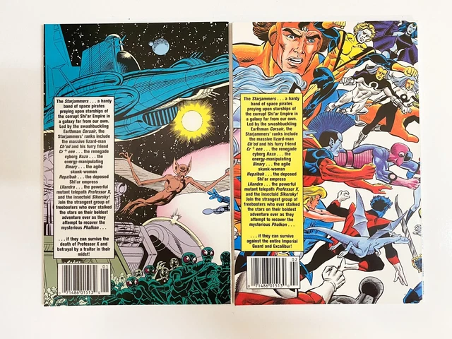 X-Men Spotlight on Starjammers 1 2 Marvel 1990 Complete Series 2