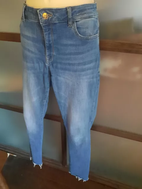 DL1961 Jeans Distressed Margaux Ankle Skinny Jeans Med Wash Size 30 Instasculpt