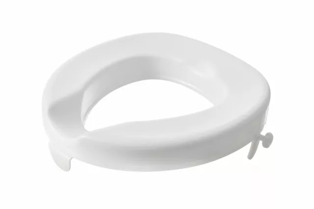 2'' (5cm) Serenity Bariatric (up to 34st) Raised Toilet Seat Raiser WITHOUT LID