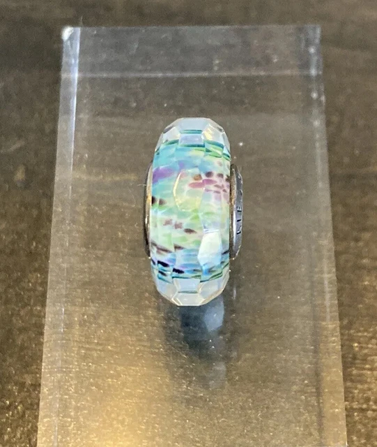 PANDORA Tropical Sea Glass Faceted Glass Murano Charm 791610