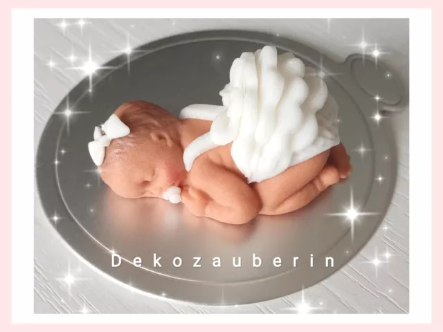 Babyparty Taufe Geburt Babyfigur Torten Deko Tortenfiguren Tortendeko Fondant