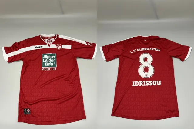 FC Kaiserslautern 2013-2014 Uhlsport Heimfußball Shirt Herren #8 Idrissou Gr. M