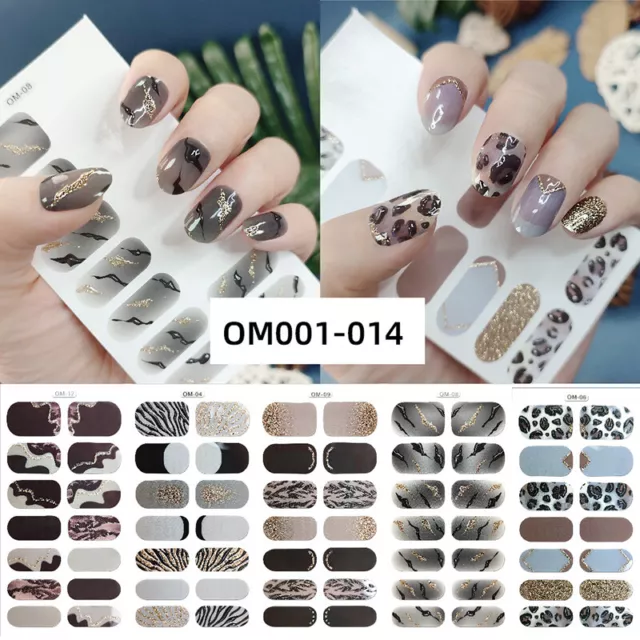 Adesivo nail art autoadesivo fai da te fascio unghie alla moda coperchio completo dec//