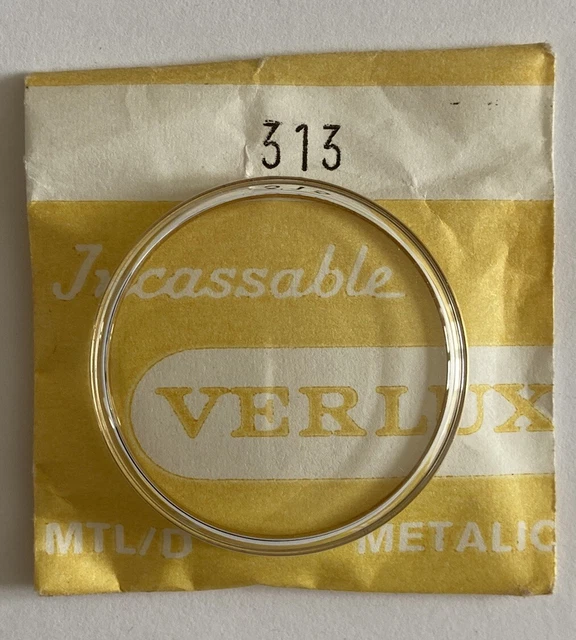 Verre De Montre Verlux Normalisé - Diamètre 40.8 Mm, Neuf