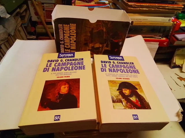 CHANDLER - CAMPAGNE DI NAPOLEONE 2 VOLUMI -.BUR - 1998, 21n23