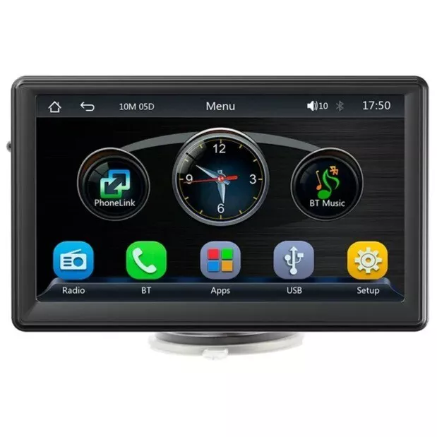 7 Inch Touch Screen Portable Car Radio Wireless Apple Carplay Android FM Radio