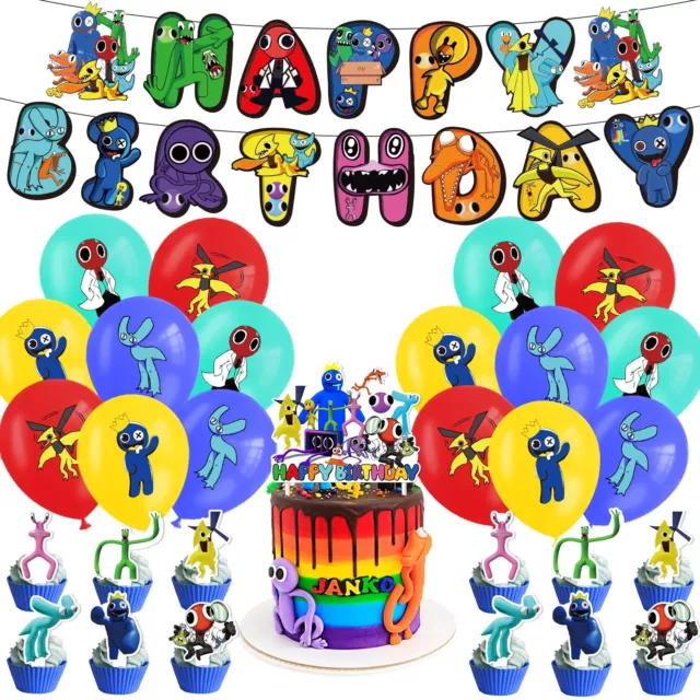 The Roblox Game Doors Birthday Party Decoration Doors Balloon Banner Cake  Topper Party Supplies