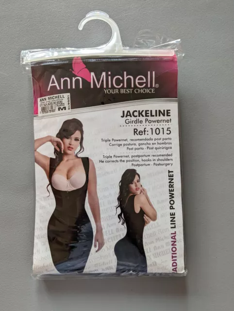 Ann Michell 1015 Jackeline High Compression Shapewear Post Surgery Black M