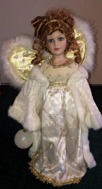 2005 Angel Porcelain Doll in box- Heritage Signature Collections Item 80025 18"