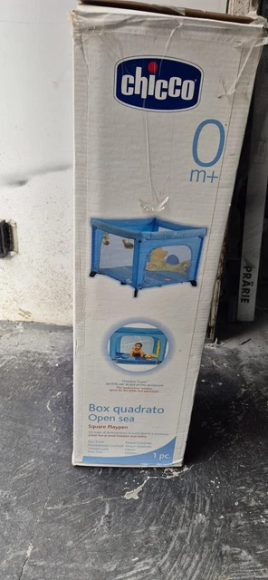 Box Pieghevole Chicco Open Box Honey Bear Con Tappeto Sensoriale - Grigio, Per Neonati