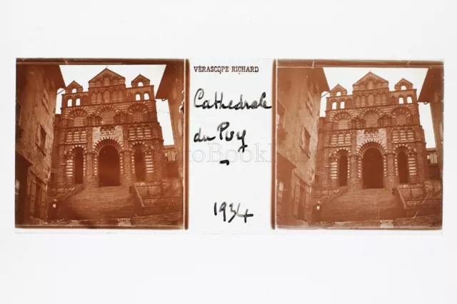 Kathedrale Des Puy-En-Velay Frankreich Verascope Richard Gläser Stereo 1934