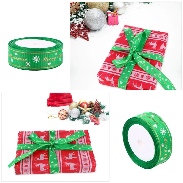 2x Weihnachten Handwerk Bänder Bogen, Band Urlaub Baum Band Bogen, Band 4