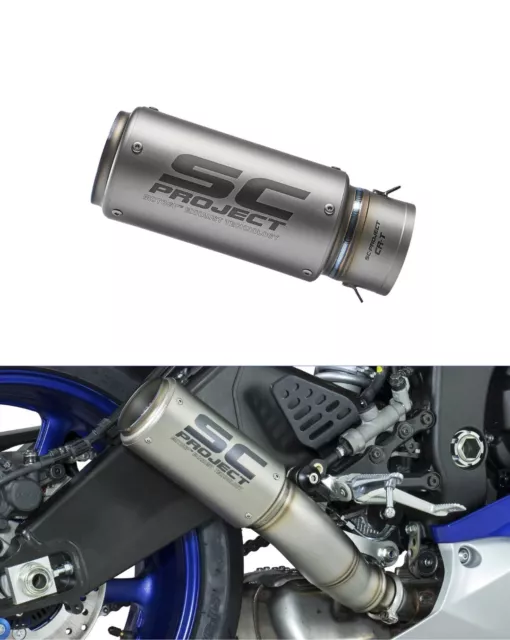 Silver SC project Sports Bike Silencer Universal Bike Part