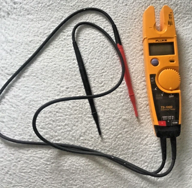 Fluke T5-1000 Tester Elettrico Con Ganasce Fisse - Multimetro Per Tensione, Corrente 100A E Resistenza - 2