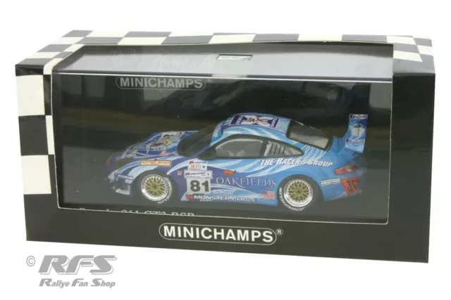 Porsche 911 GT3 RSR 24h Le Mans 2004 Racers Group Donaldson 1:43 Minichamps