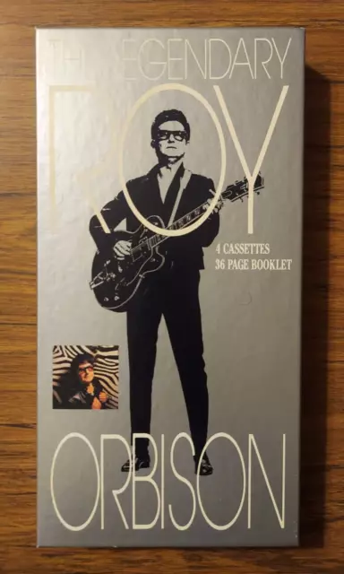 ROY ORBISON - THE LEGENDARY -  4 CASSETTE BOX SET W/Booklet  very good condition