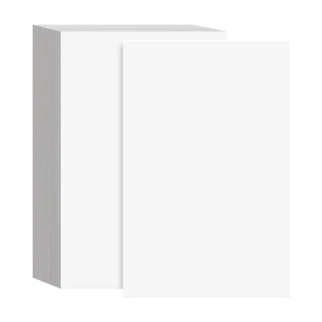 8.5 x 11 White Card Stock Paper, 65lb Cover (176gsm), 96 Brightness, 50  Sheets