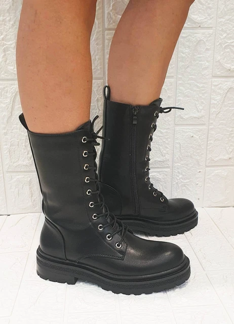 Scarpe donna uomo stivaletti stringati scarponi scarponcini lacci Scarpe donna uomo stivaletti stringati scarponi scarponcini lacci