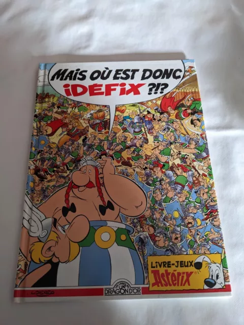 Mais Ou Est Donc Idefix Livre Jeu Asterix	Tbe