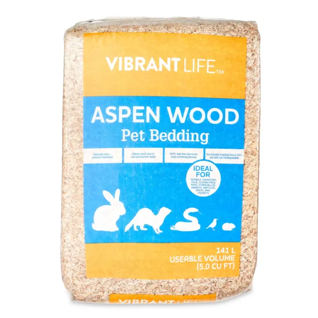 Vibrant Life 141L Aspen Wood Pet Bedding