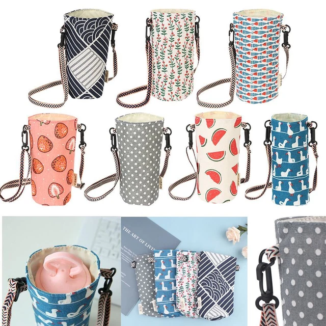 Vaso portavasos bolsa con tanque de agua copa mangas portavasos bolsa para bebidas