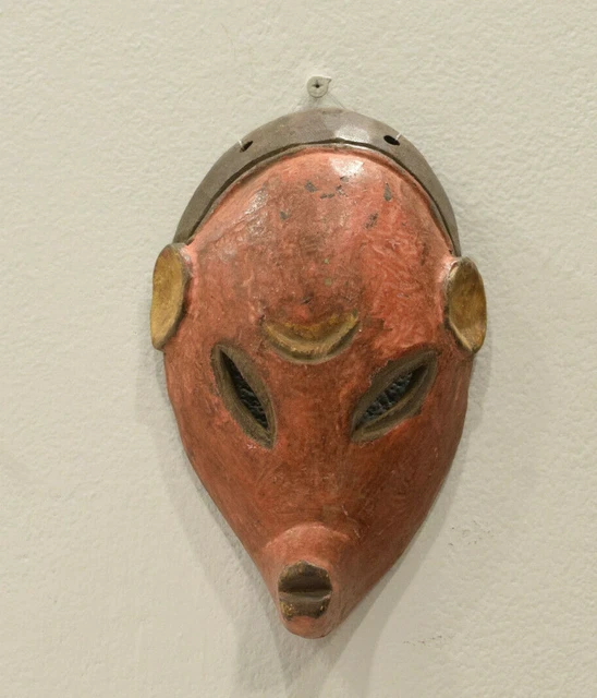 African Mask Baule Tribe Passport Mask Ivory Coast